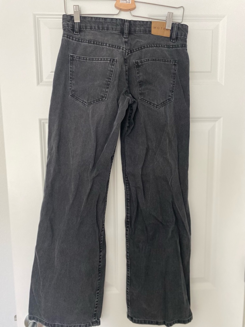 Motel Rocks Black Low Rise Parallel Jeans - Picture 5 of 5